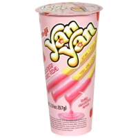 Bánh Que Yan Yan Meiji Chấm Kem Dâu Strawberry Flavour